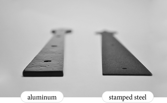 Aluminum vs Stamped steel comparison