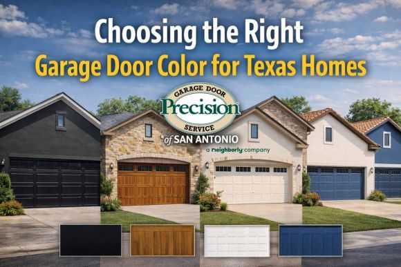 Choosing The Right Garage Door Color For Texas Homes
