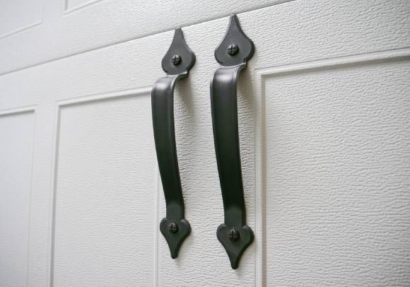 Magnetic Decorative Hardware for Garage Doors